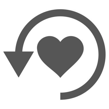 Aşk vektör simge Yenile