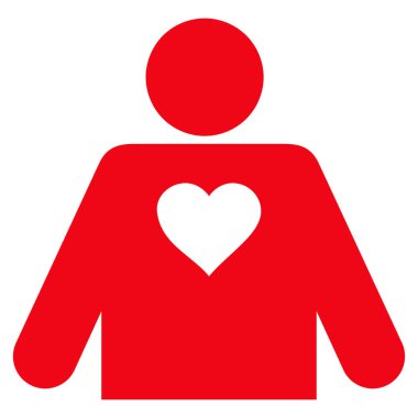 Sevgili kişi vektör simgesi