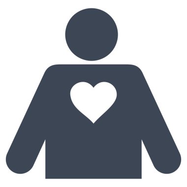 Sevgili kişi vektör simgesi