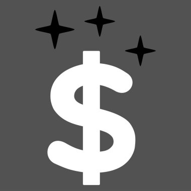 Işıltı Doları simge vektör simgesi