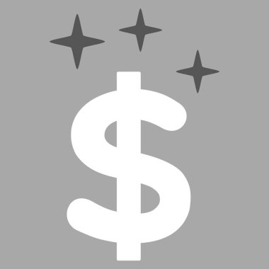 Işıltı Doları simge vektör simgesi