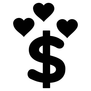 Güzel Doları vektör simgesi