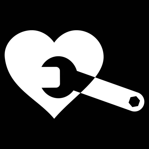 Heart Surgery Wrench Vector Icon — Stock Vector