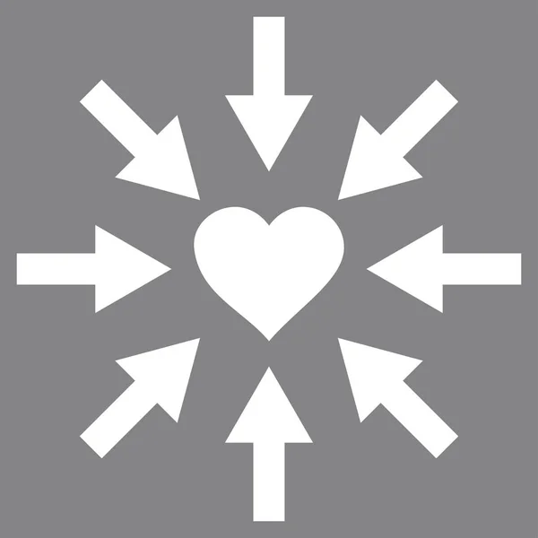 Икона "Вектор любви" — стоковый вектор