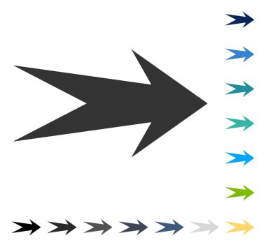 ok sağ vektör simgesi