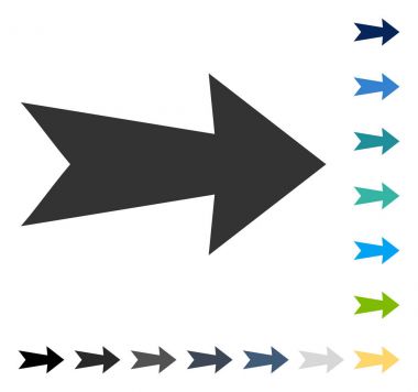 ok sağ vektör simgesi