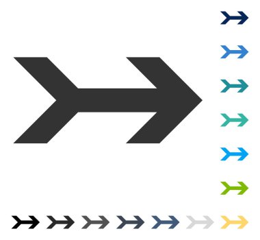 ok sağ vektör simgesi