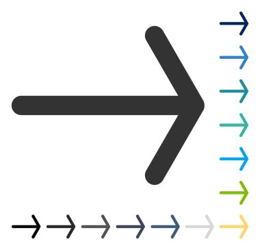 ok sağ vektör simgesi