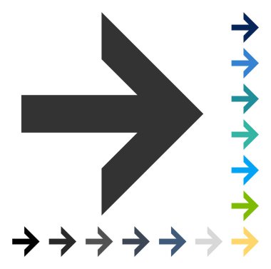 ok sağ vektör simgesi