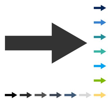 ok sağ vektör simgesi