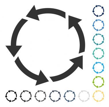 Döndürme vektör simgesi