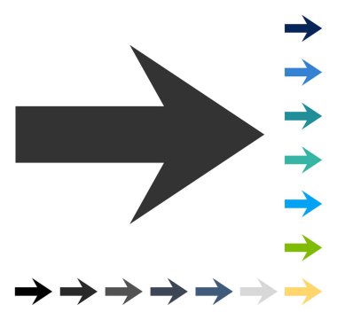 ok sağ vektör simgesi