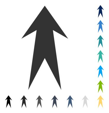 Yukarı Oklu Vektör Simgesi