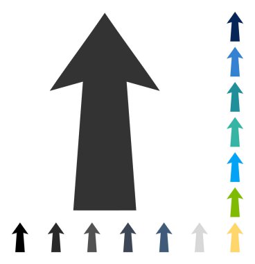 Yukarı Oklu Vektör Simgesi