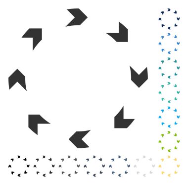 Dolaşım vektör simgesi