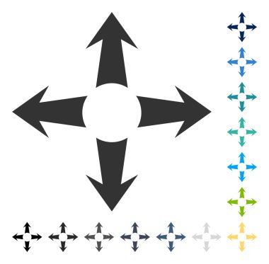 Oklar vektör simgesini genişletin