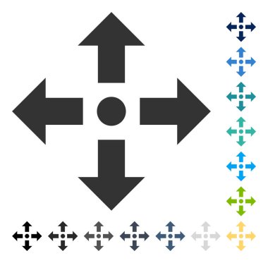 Oklar vektör simgesini genişletin