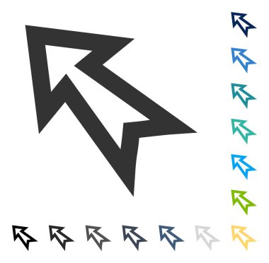 Yukarı vektör simgesi sol ok