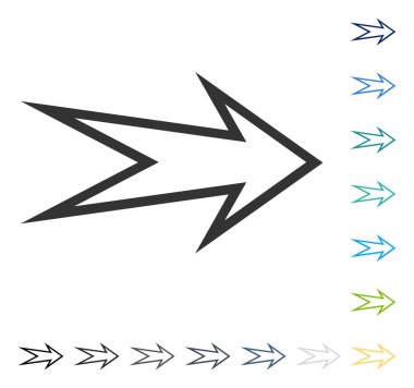 ok sağ vektör simgesi