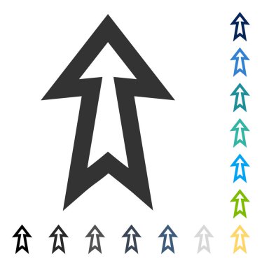 Yukarı Oklu Vektör Simgesi