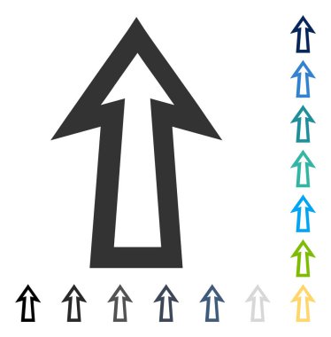 Yukarı Oklu Vektör Simgesi