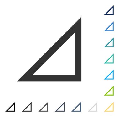 Vektör simgesi aşağı ok ucu