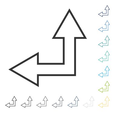 Seçimi ok sol yukarı vektör simgesi