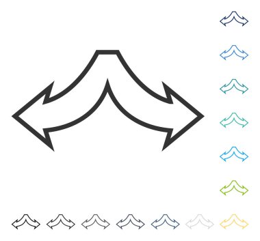 Seçimi ok sol vektör simgesi sağ