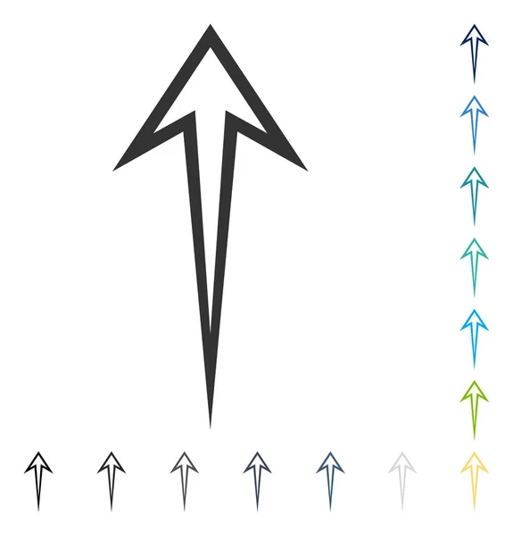 Icône vectorielle flèche vers le haut — Image vectorielle