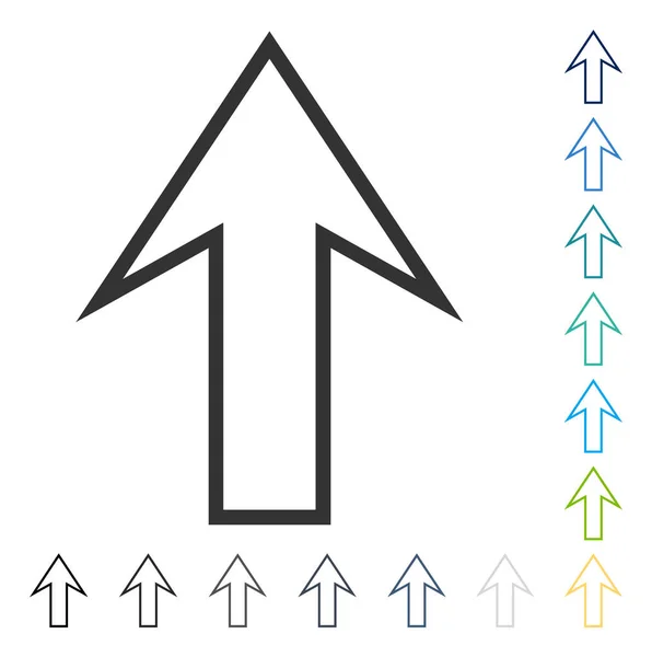 Strzałka w górę wektor ikona — Wektor stockowy