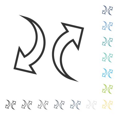 takas okları vektör simgesi