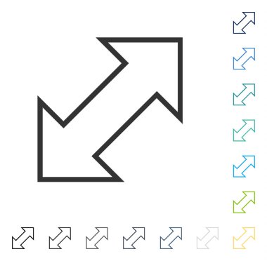 Exchange çapraz vektör simgesi