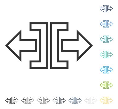 Yatay vektör simgesini genişletin