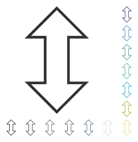 Icône vectorielle verticale Exchange — Image vectorielle