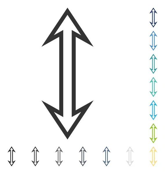 Icône vectorielle verticale à bascule — Image vectorielle