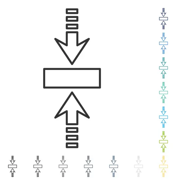 Πίεση διάνυσμα κάθετο εικονίδιο — Διανυσματικό Αρχείο