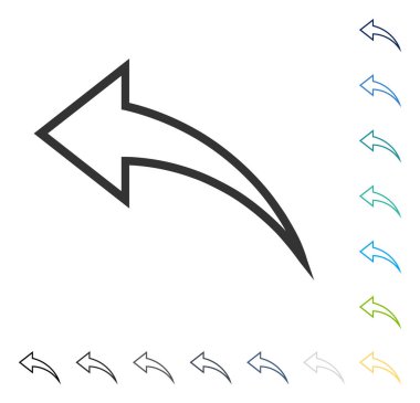 Vektör simgesi geri al