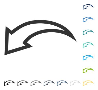 Vektör simgesi geri al