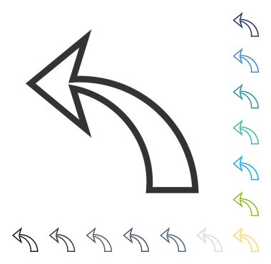 Vektör simgesi geri al