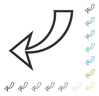 Vektör simgesi geri al