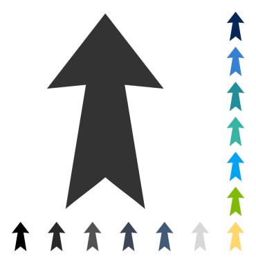 Yukarı Oklu Vektör Simgesi