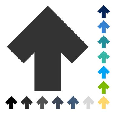 Yukarı Oklu Vektör Simgesi