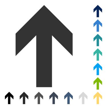 Yukarı Oklu Vektör Simgesi