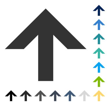 Yukarı Oklu Vektör Simgesi