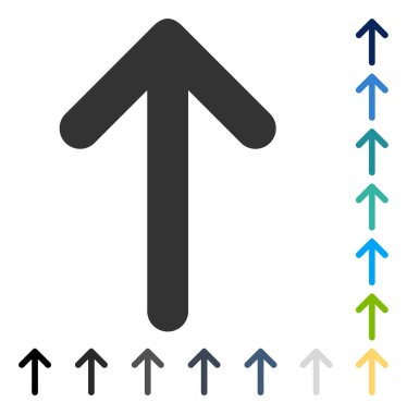 Yukarı Oklu Vektör Simgesi