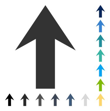 Yukarı Oklu Vektör Simgesi