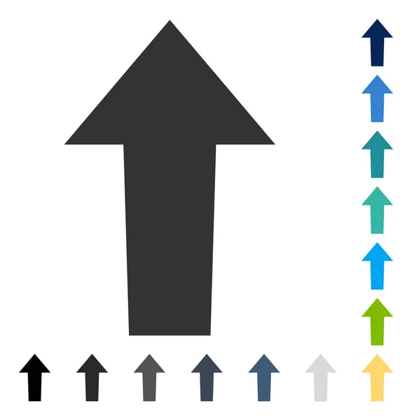Εικονίδιο βέλους πάνω στον διάνυσμα — Διανυσματικό Αρχείο