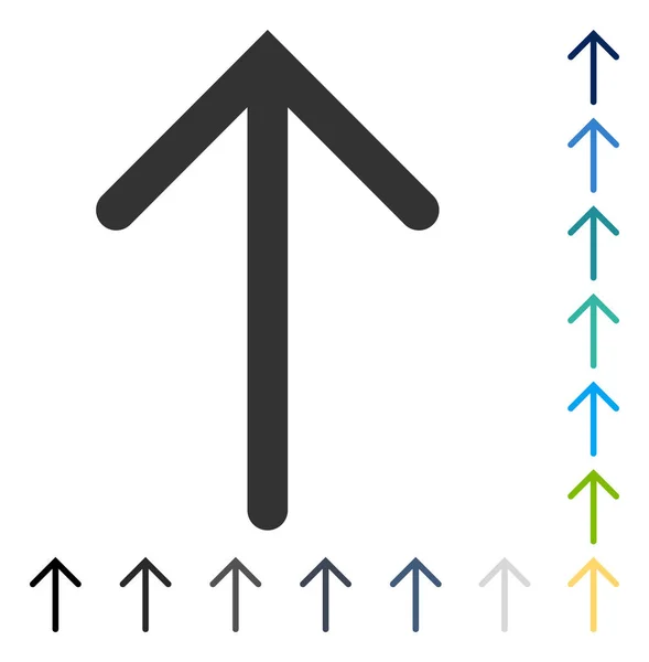 Seta para cima vetor ícone — Vetor de Stock