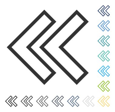 Shift Sol vektör simgesi