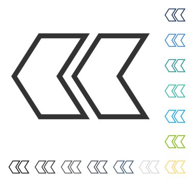 Shift Sol vektör simgesi